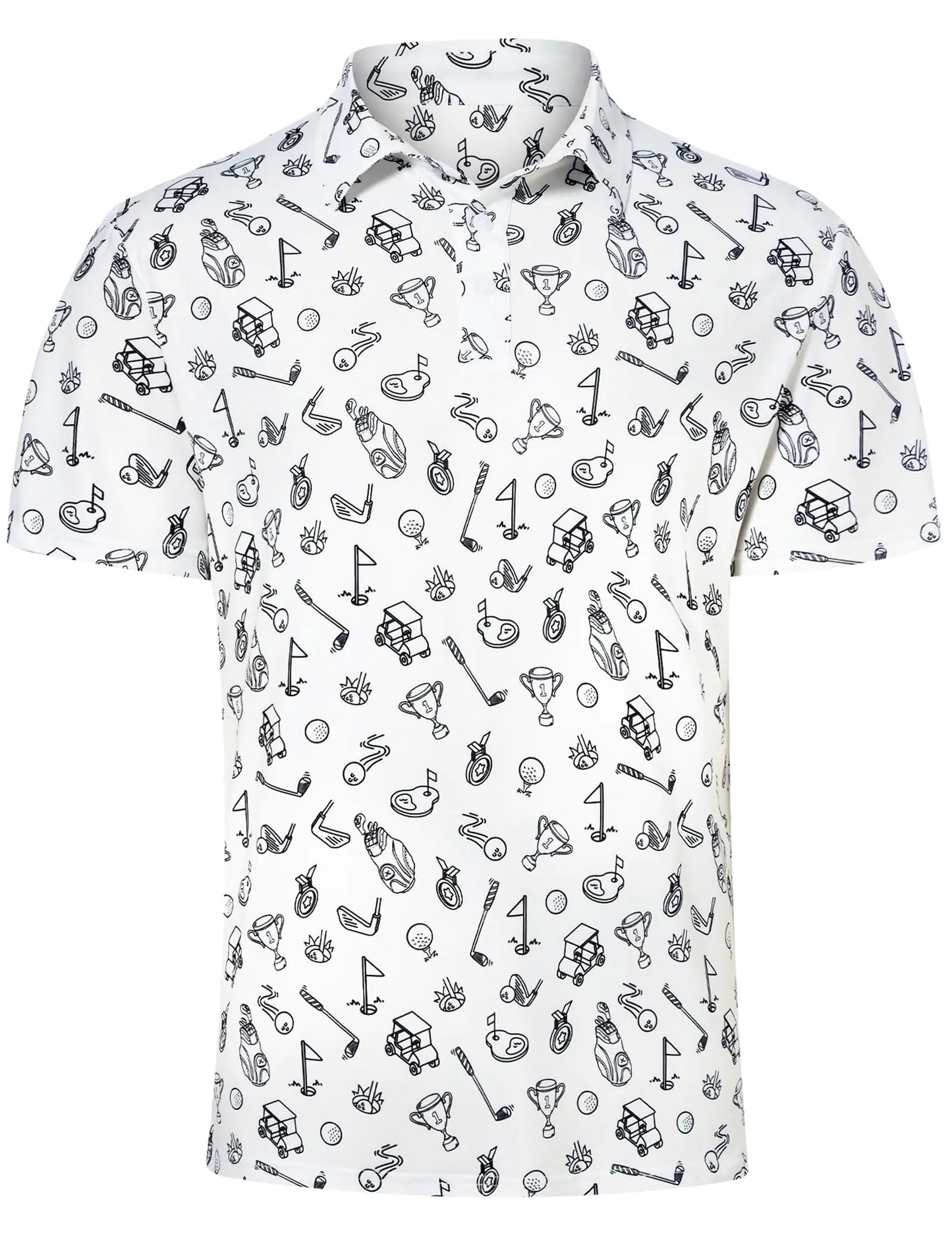 AceShot Men's Golf Polo
