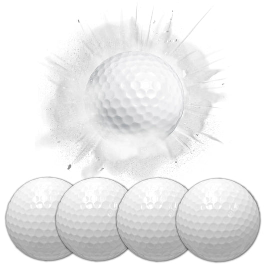 4 Pack Of Exploding Golf Balls